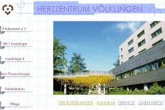 Die Kliniks-Website 1998