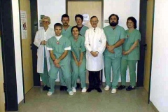 um 1980 - das Herzkatheter-Team
